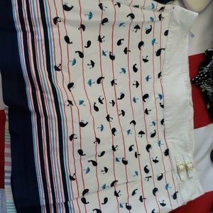 Cute skort with whales and umbrellas